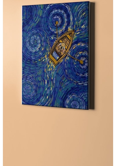Webstyle Sayılarla Boyama Seti Kasnaklı Kayıkytaki Van Gogh 60 X 75 Cm
