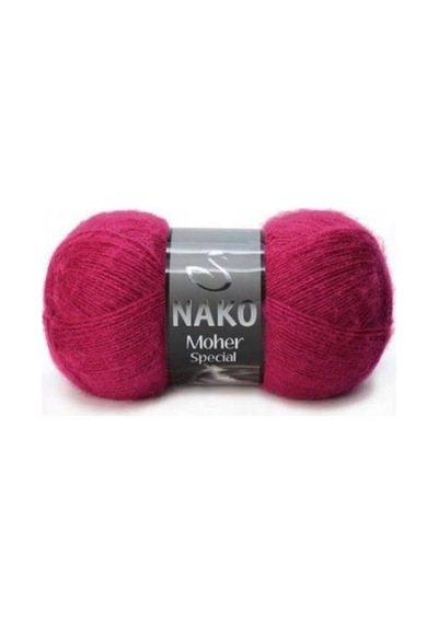 Nako Mohe Special El Örgü Ipliği Örgü Ipi 100 Gr 006 (Koyu Pembe)