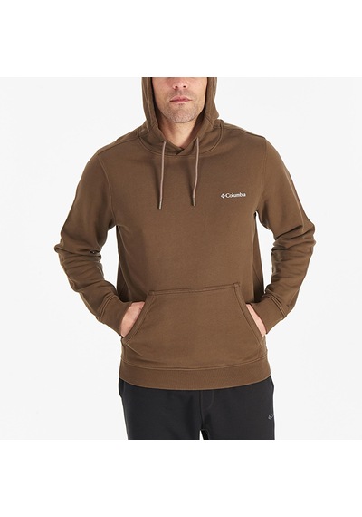 Columbia Csc Basic Sm Logo Erkek Kapüşonlu Sweatshirt-6068 Zeytin Yeşili
