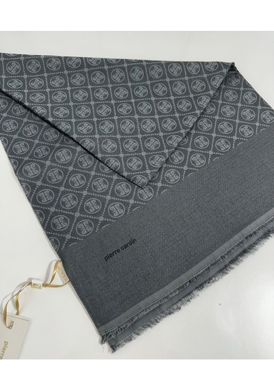 Pierre Cardin Elegans Monogram Şal-75 X 190-090700-913 Füme Füme