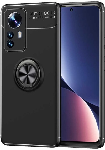 Xiaomi Mi 12 Pro Kılıf Zore Ravel Yüzüklü Silikon Kılıf