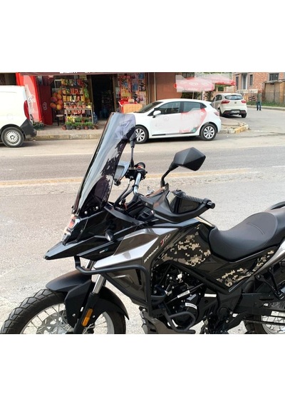 Motocam Sym Nht 200 Ön Cam 2023-2026 Model 50cm Siyah Renkli 4mm