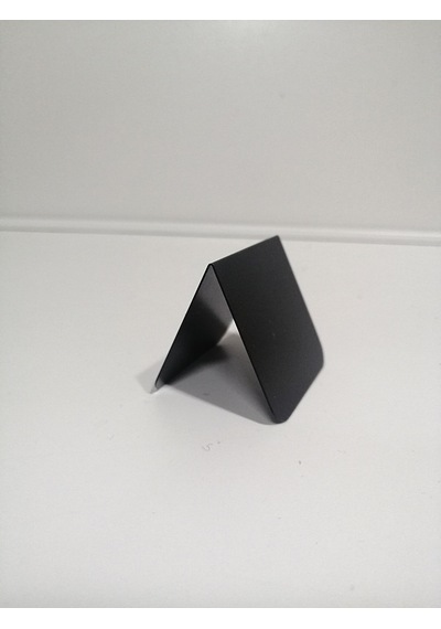 10 Ad Silinebilir Karatahta Siyah Etiket Çatı Çift Yön 4x4,5 Cm