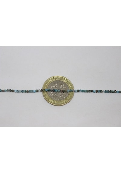 Yasamtohumu Apatit Taşı Yarım Dizi 2 MM 17  CM Çok Renkli