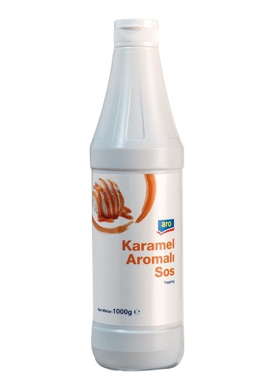 Aro Topping 1 Kg Karamel Sos - Pastacılık Ve Tatlılar İçin 2'li Ekonomik Paket - 2 Adet Tarı