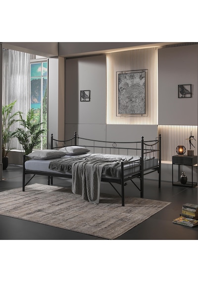 Bedliga Daily Yavrulu Daybed Tek-Çift Kişilik Metal Karyola