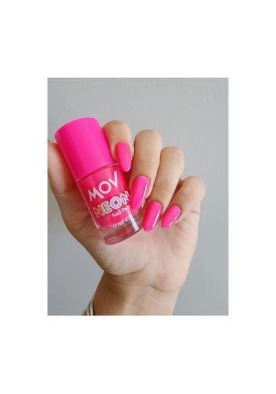 Mov Neon Oje Pembe No:1 001 Transparent