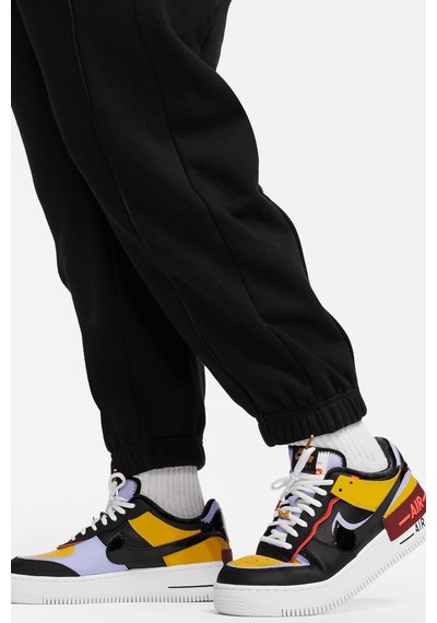 Nike Air Plus Mid Rise Piping Detail Joggers Alligator Fleece Kadın Eşofman Altı - Siyah
