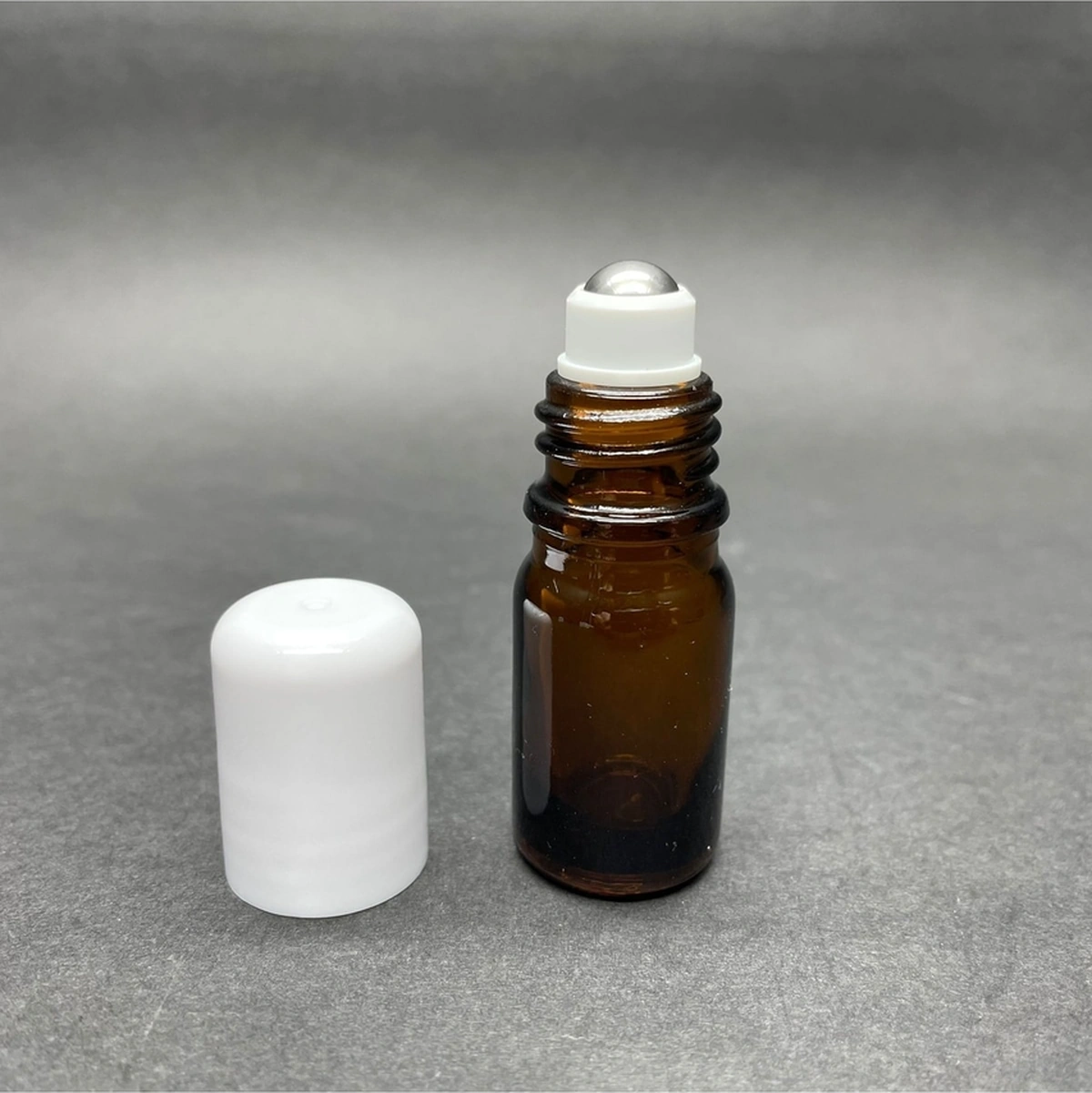 5ml Kahverengi Cam Şişe Roll-on Şişe, 127 Adet, Bilye Başlıklı Şişe, Cam Şişe, Roll-on Şişesi, Amber Şişe