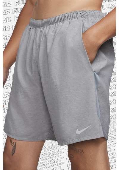 Nike Challenger Dri Fit 7'' Brief Lined Running Shorts Slip Astarlı Koşu Şortu Gri Grey
