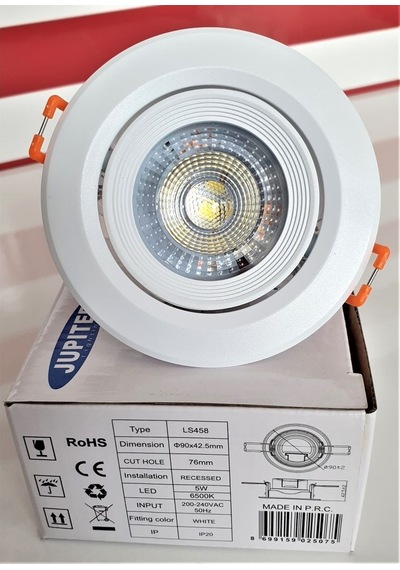 5 Watt Led Spot Ls-458 Beyaz Işık