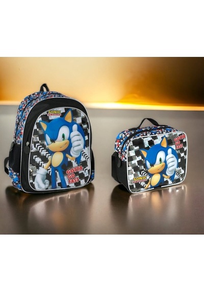 Sonic İlkokul Çantası Ve Beslenmesi Çok Renkli