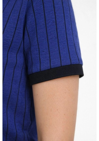 Wear Vexel Kadın Polo Yaka Çizgili Tişört Kısa Kol Düğmeli Yazlık T-shirt - Saks Mavisi Saks Mavisi Wear Vexel Kadın Polo Yaka Çizgili Tişört Kısa Kol Düğmeli Yazlık T-shirt - Saks Mavisi Saks Mavisi