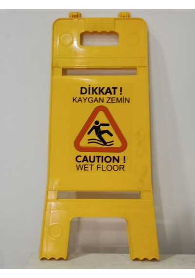 Kaygan Zemin Levhası Yazılı