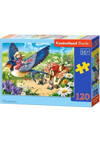 Castorland 120 Parça Parmak Kız Puzzle