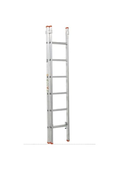 Elbe 2 Kademeli Sürgülü Merdiven Silver  2 x 2 - 4 M