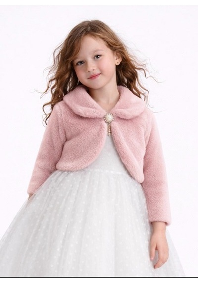 Kürk Bolero - Pembe - 6 Yaş - 2354--pembe-6 Yaş Pembe