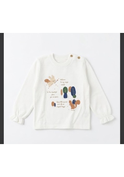 Babydoll Sweatshirt Divo-tşn Beyaz