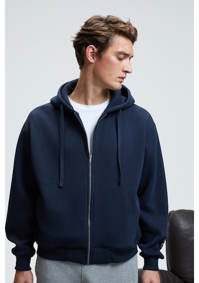 Grımelange ASHBY Erkek Kapüşonlu Fermuarlı Cepli Kordonlu Regular Fit Lacivert Sweatshirt Grımelange ASHBY Erkek Kapüşonlu Fermuarlı Cepli Kordonlu Regular Fit Lacivert Sweatshirt