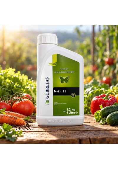Gübretaş N-zn 15: %15 Azot + %4 Çinko İçeren Sıvı Gübre 1 Litre 1 L
