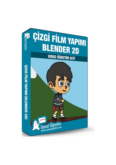 Çizgi Film Yapımı (Blender 2D) Video Ders Eğitim Seti