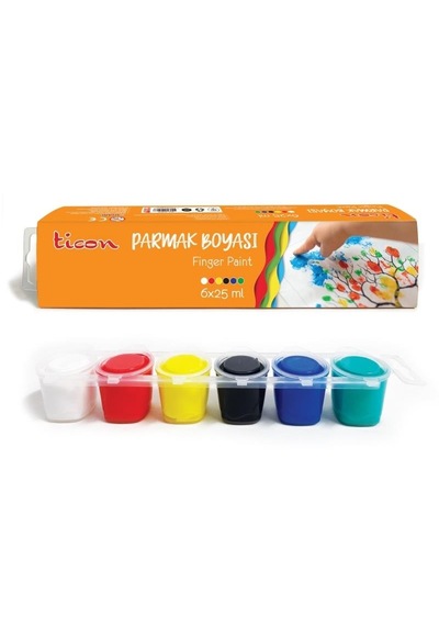 Ticon Parmak Boyası 25 Ml 6 Renk