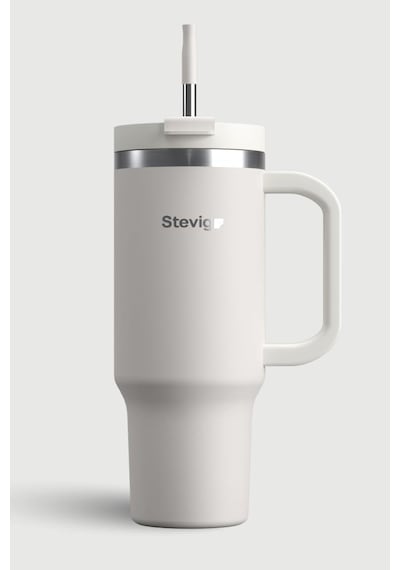 Stevig 2 Moods Tuck-in Tumbler Sızdırmaz Çelik Termos 900 Ml White Sand St-242 Beyaz