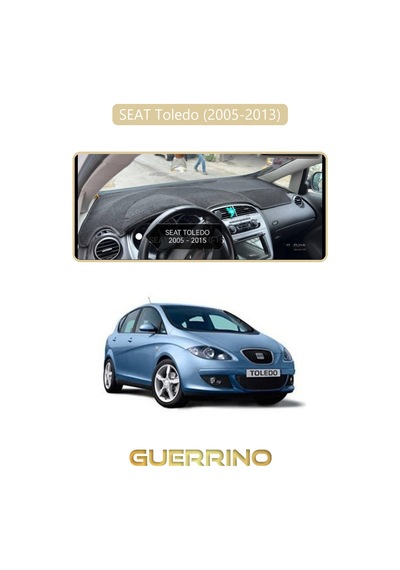 Seat Toledo 2005-2013 Torpido Koruma Halısı Bej Kenar