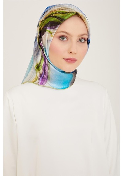 Armine Twill İpek Eşarp 24ya9102 33 - Desenli