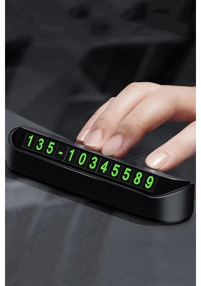 Araç Numaratörü Fosforlu Oto Numaratik Led Park Telefon Numarası Ford Fiesta Fiat Egea Renault Clio