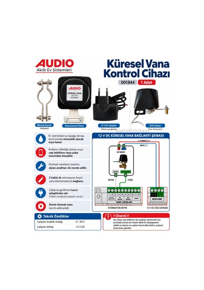 Audıo Küresel Vana Kontrol Cihazı