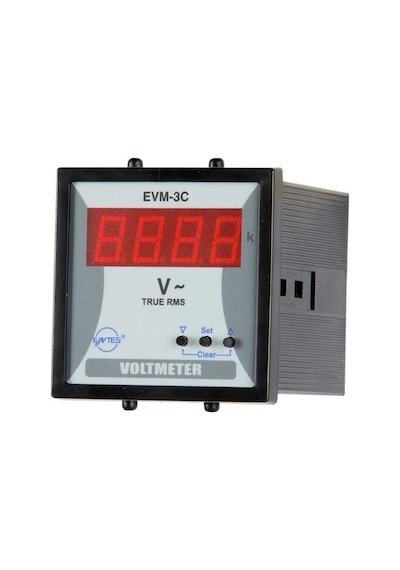 Entes Evm 3c 72 Alarm Kontaklı Voltmetre