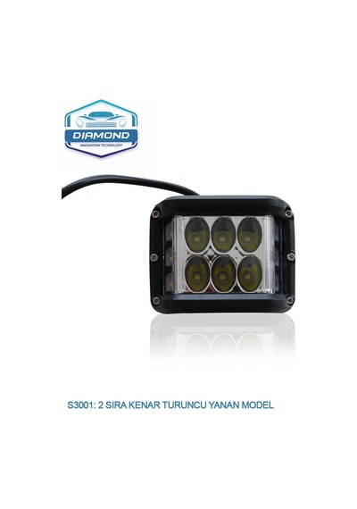2 SIRA KENARI TURUNCU ÇAKAR KAPUT (6LED)