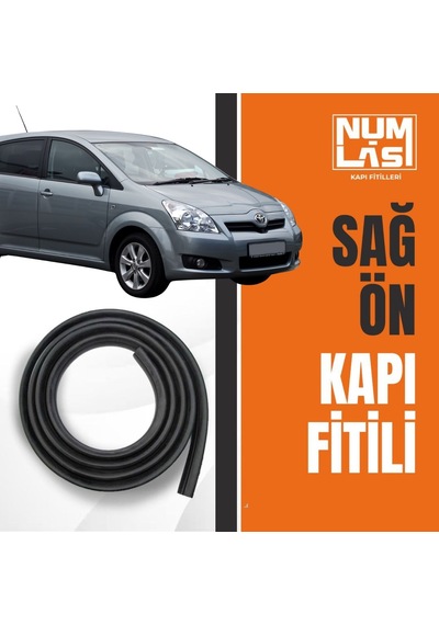 Toyota Verso 2001-2009 Sağ Ön Kapı Fitili-a Kalite-numlas-nm5571