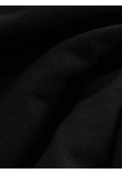 Genel Marka 20/1 Penye Compack Baskılı Oversize Kısa Kol Bisiklet Yaka T-shirt - Siyah - Renkli