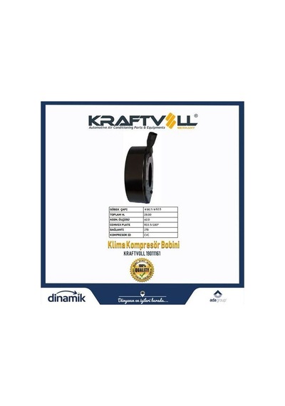 Kraftvoll 19011161 Klima Kompresör Bobini Captiva Dns Cvc 12v 96861885 Diğer