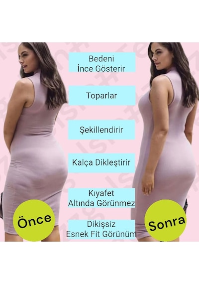 Tezzgelsin Kadın İnce Askılı Göğüs Altı Tam Boy Korse Siyah