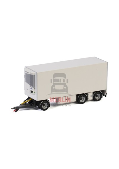 1/50 - White Line Turntable Drawbar Frıdge Traıler - 3 Axle