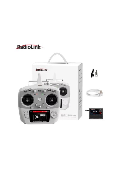 Radiolink T12d 2.4ghz 12 Kanal Radio Kontrol Uzaktan Kumanda +r12f Alıcı Elrs,crossfıre Destekli