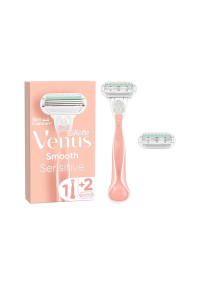 Gillette Venus Smooth Sensitive Tıraş Makinesi + Yedek Bıçak 2'li