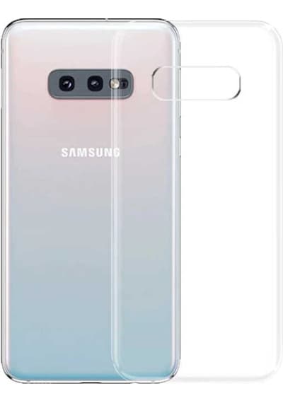 Galaxy S10e Kılıf Zore Süper Silikon Kapak Renksiz