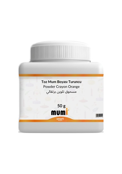 Toz Mum Boyası Turuncu 50 G