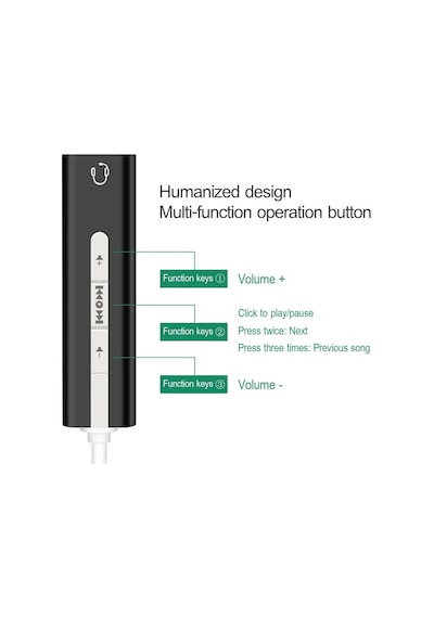 USB Type C 3.1 To 3.5 mm. Jack Harici Ses Kartı 7.1 AUX Çevirici