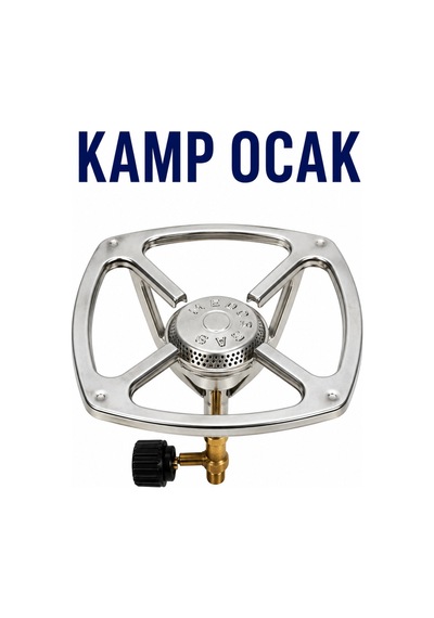 Kamp Ocağı Portatif Gaz Kartuş Uyumlu Piknik Ocağı Gri
