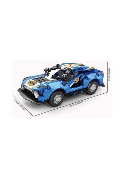 Mini Blok Spor Araba Yapım Seti 223 Parça 471071