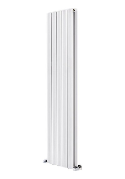900 x 395mm Yüksek Isı Kapasiteli Dekoratif Amber Dikey Aluminyum Beyaz Radyatör