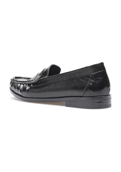 Trendella Siyah Parlak Deri Görünümlü Penny Loafer Tr88ms02a