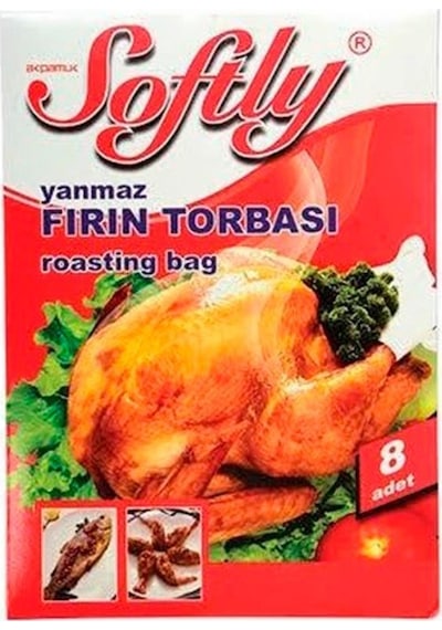 Softly Yanmaz Fırın Torbası Pişirme Torbası 8 Li Softly Yanmaz Fırın Torbası Pişirme Torbası 8 Li