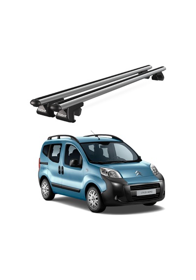 Venüs Citroen Nemo 2007-2017 Uyumlu Gri Ara Atkı Port Bagaj Tavan Barı