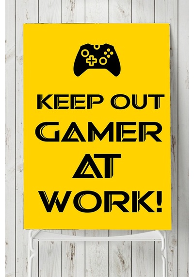 Tasarım Gamer Oyun Poster 3